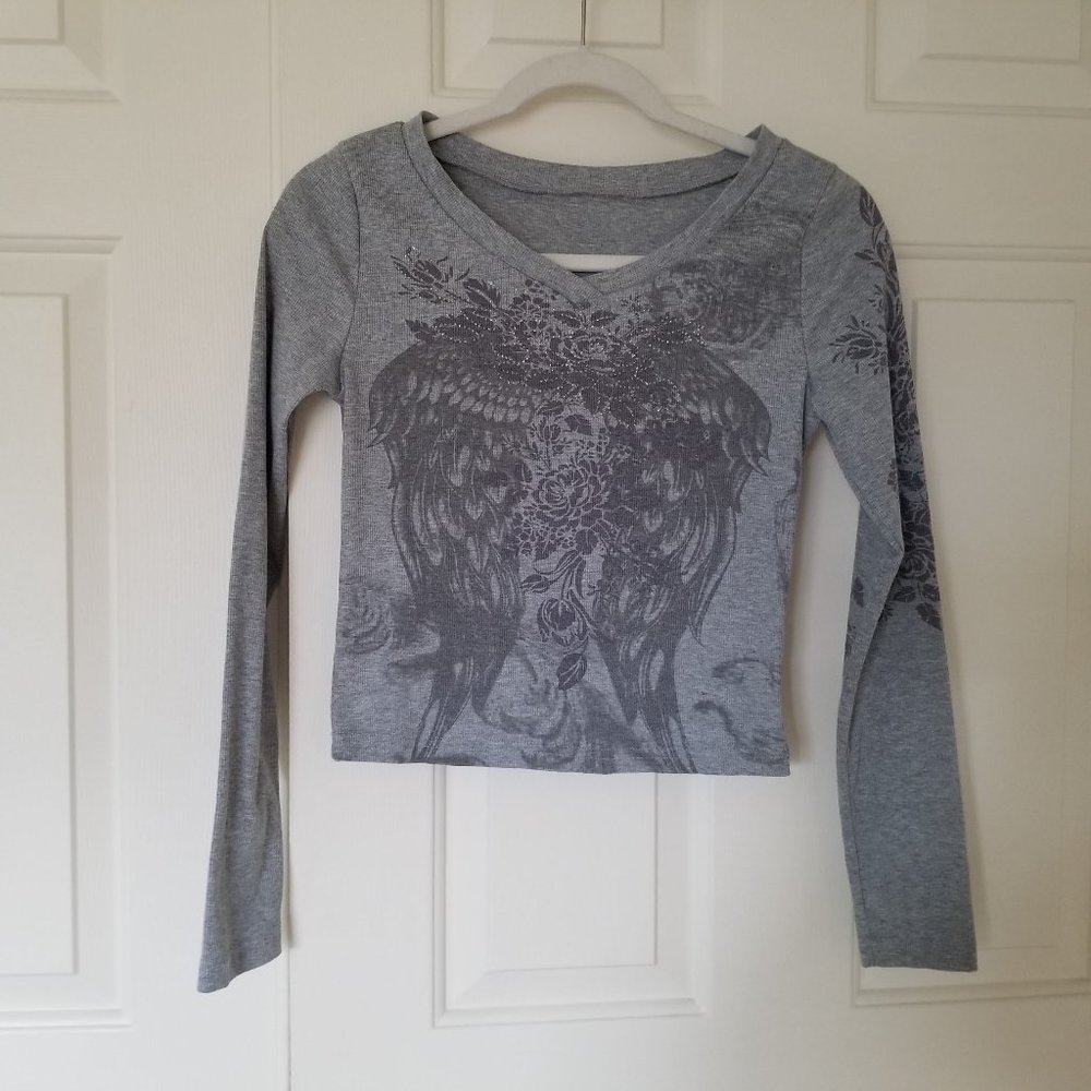 Y2K Aesthetic Long Sleeve Top